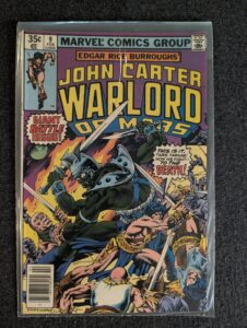 John Carter, Warlord of Mars #9 front cover