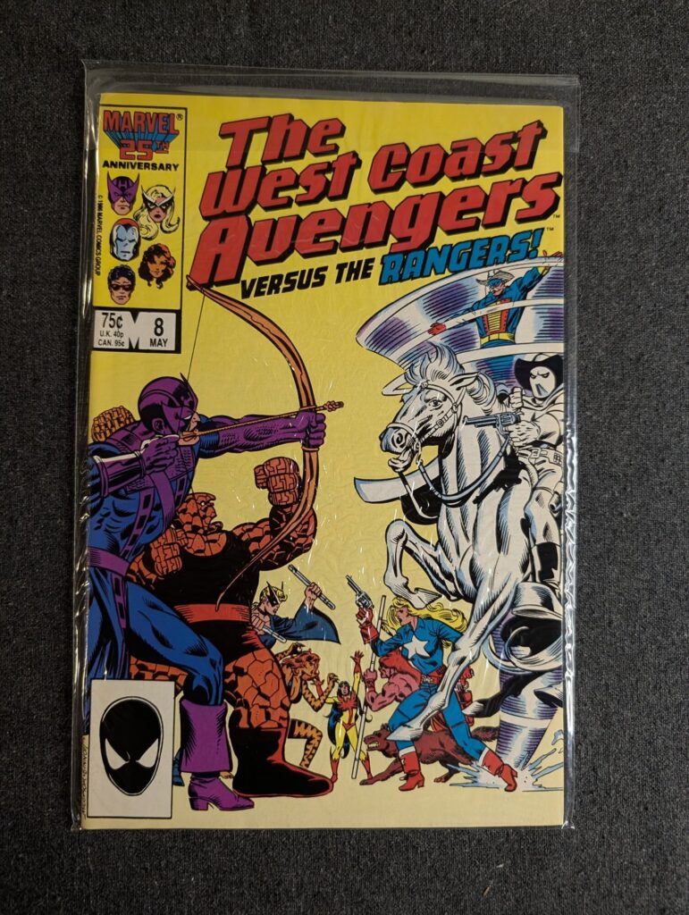 The West Coast Avengers #8 front cover