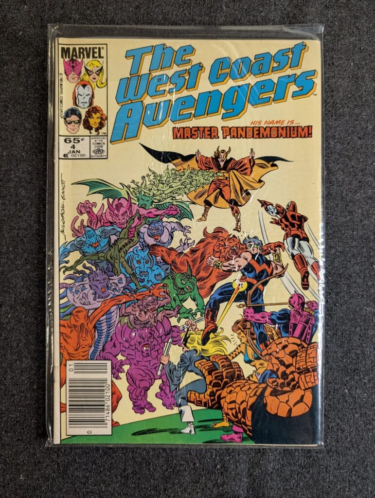 The West Coast Avengers #4 front cover