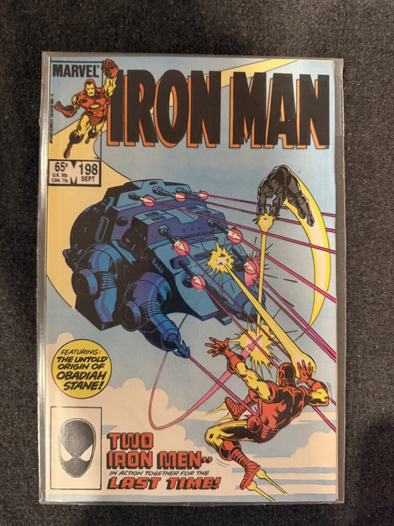 Iron Man #198 front cover