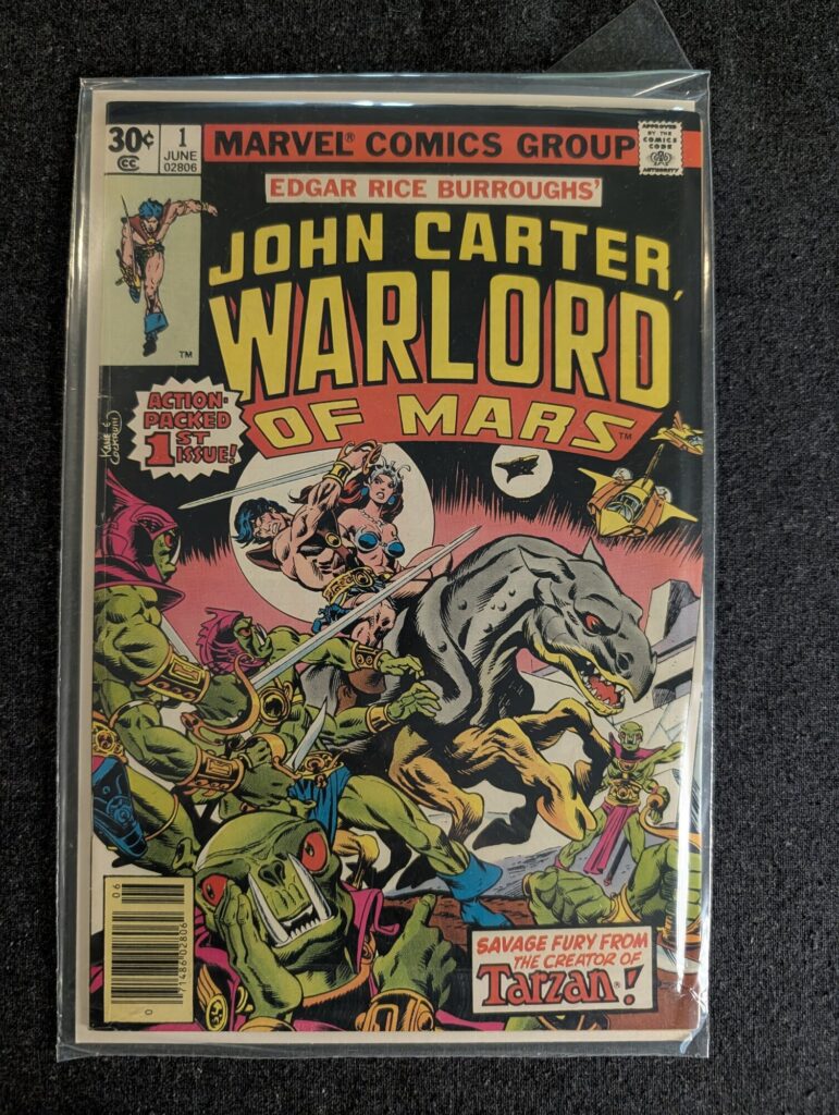 John Carter, Warlord of Mars #1 front cover