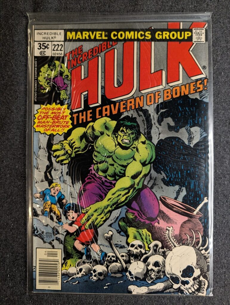 The Incredible Hulk #222 front cover