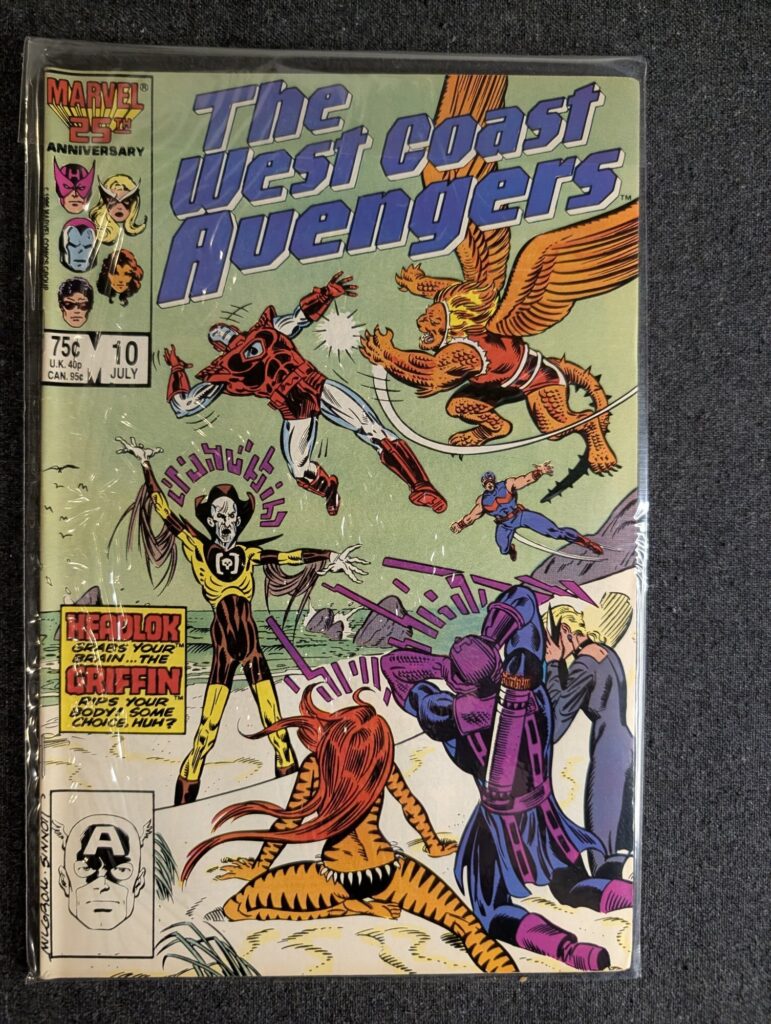 The West Coast Avengers #10 front cover