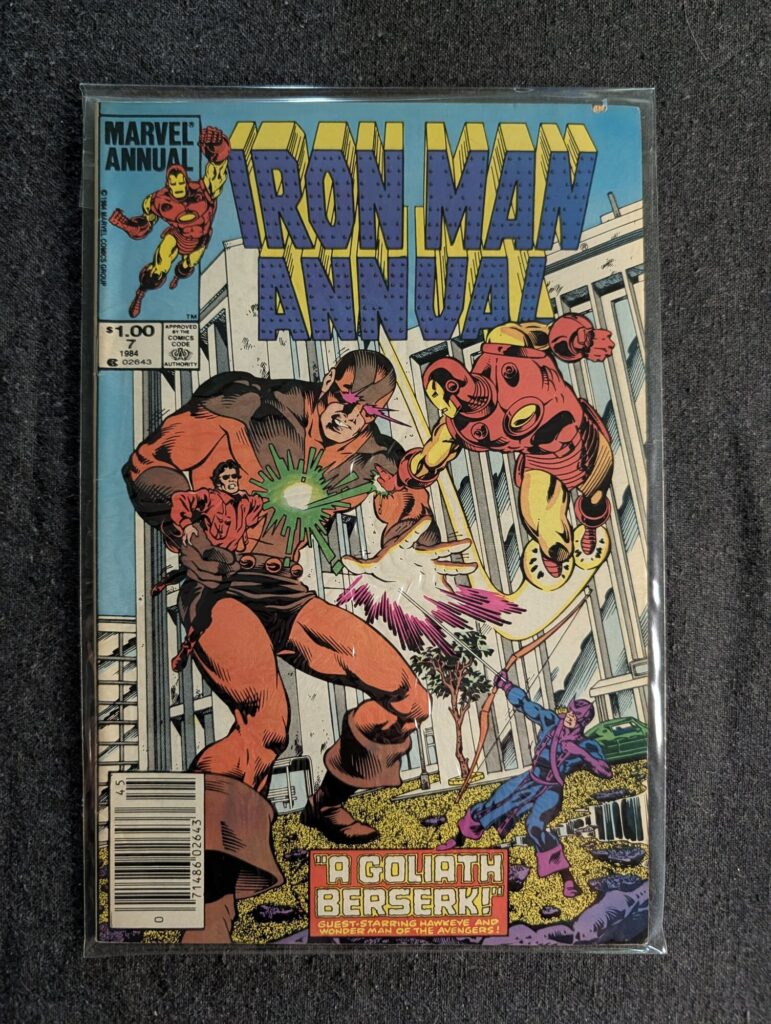 Iron Man Annual #7 front cover