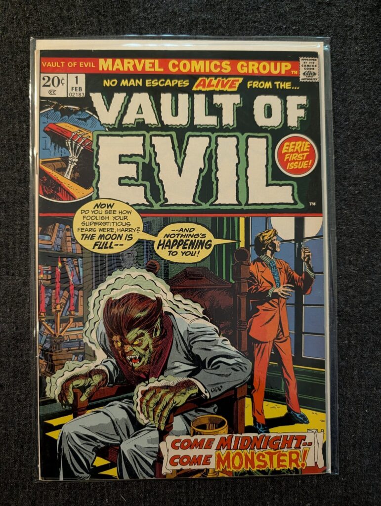 Vault of Evil #1 front cover
