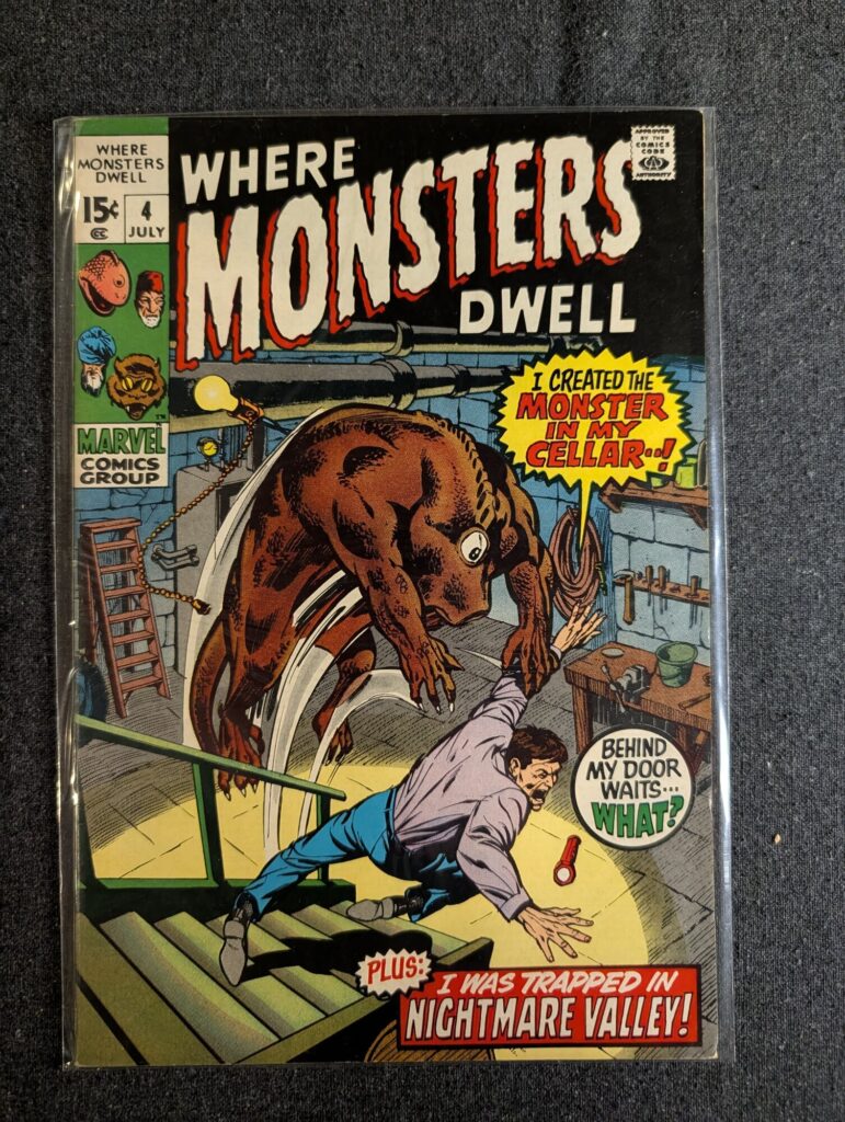 Where Monsters Dwell #4 front cover