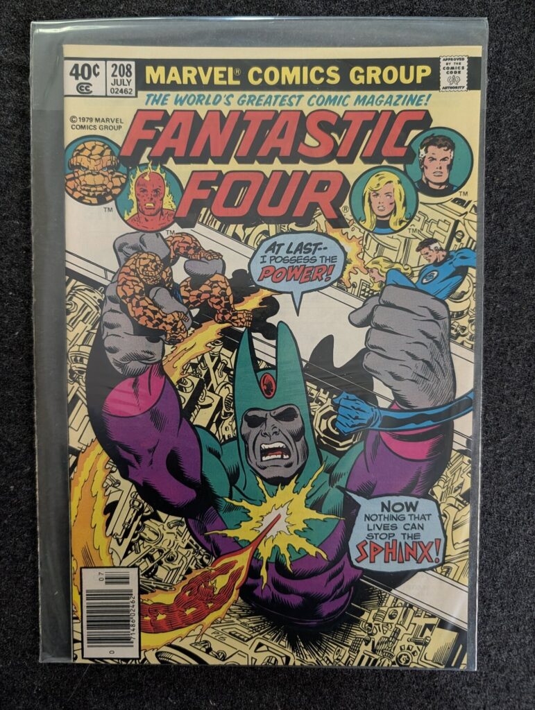 Fantastic Four #208 front cover