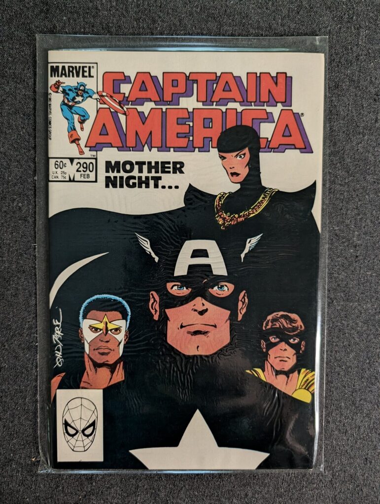 Captain America #290 front cover