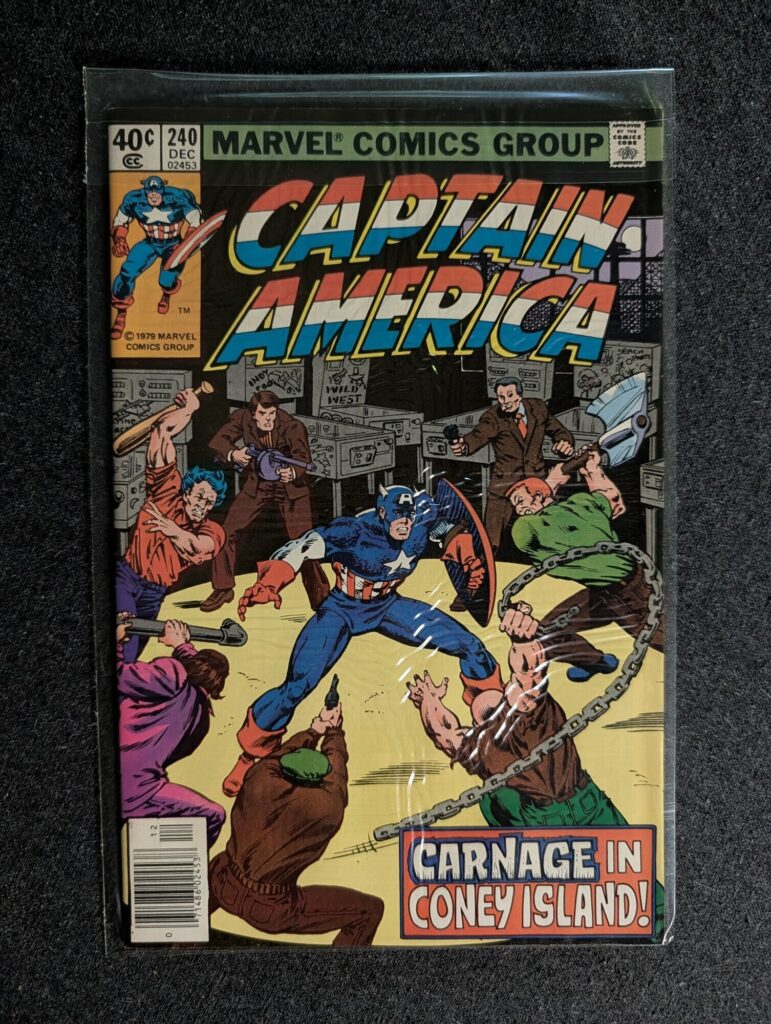 Captain America #240 front cover