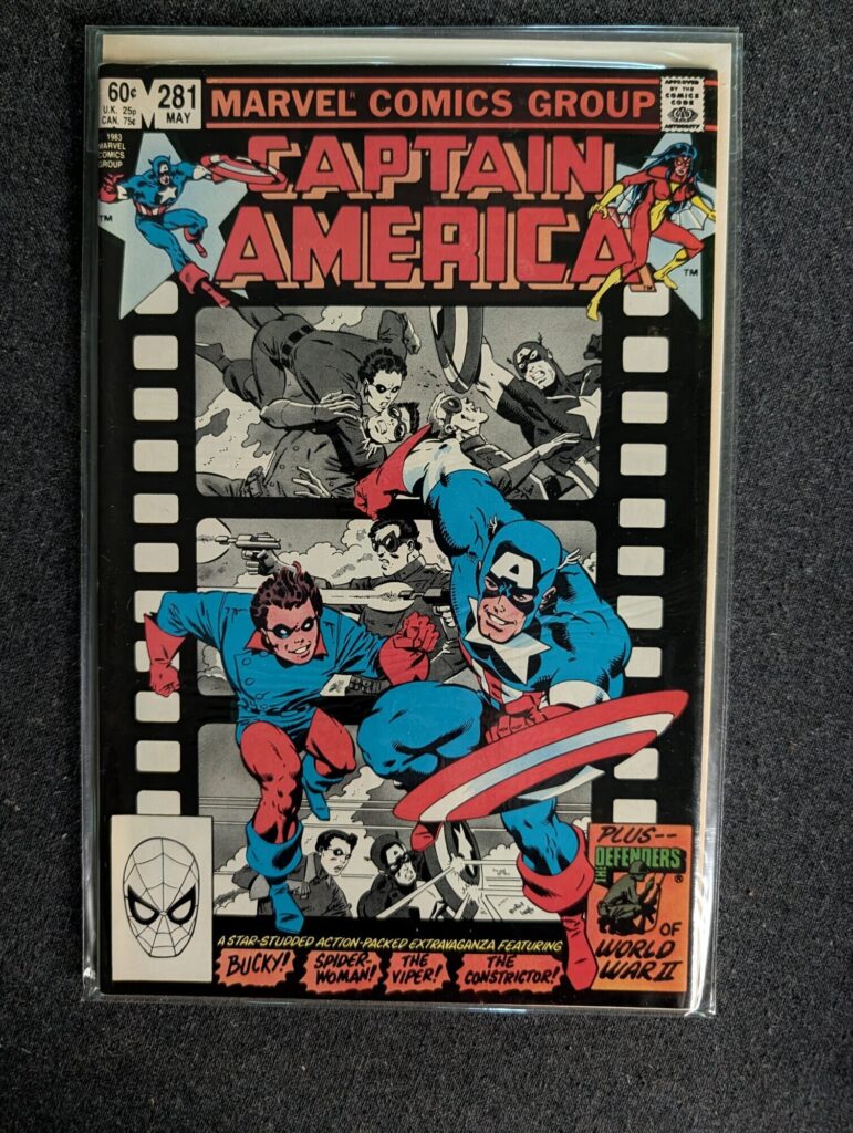 Captain America #281 front cover