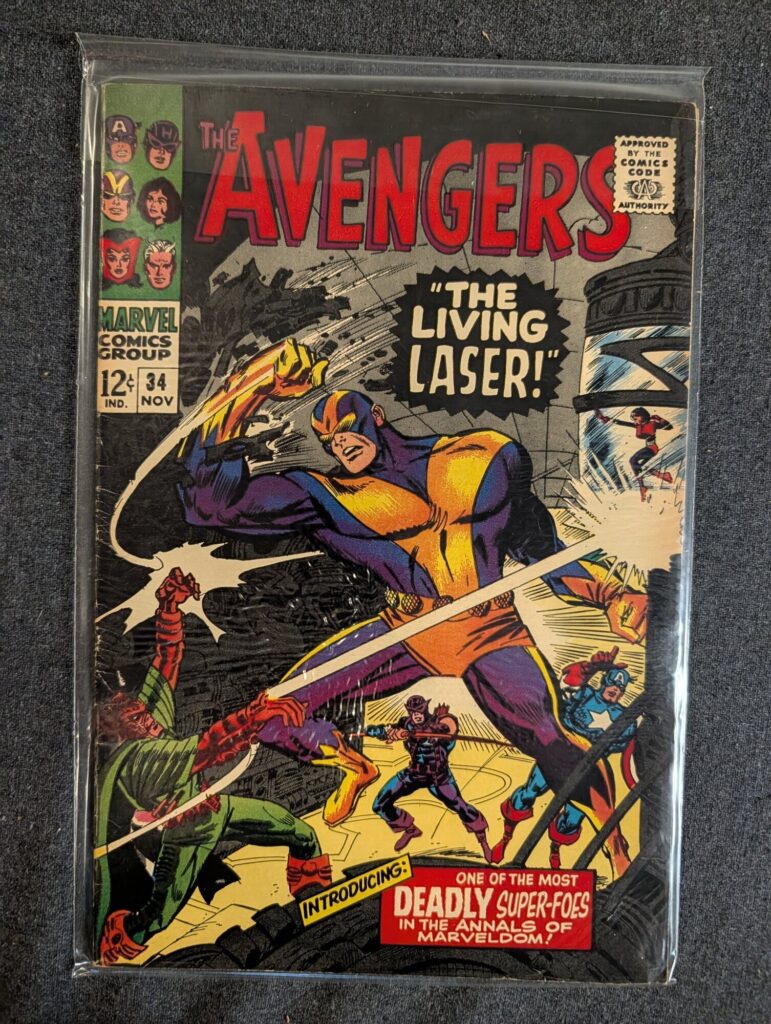 The Avengers #34 front cover