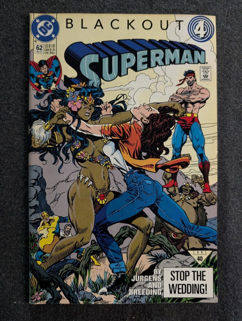 Superman #62 front cover