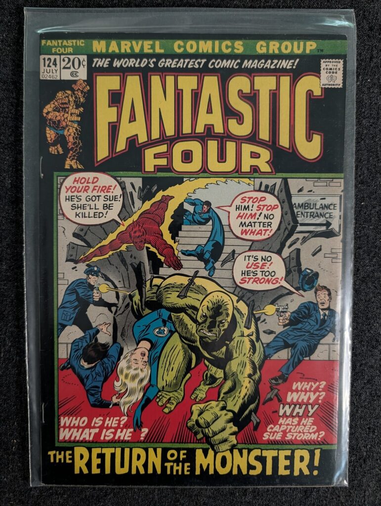 Fantastic Four #124 front cover