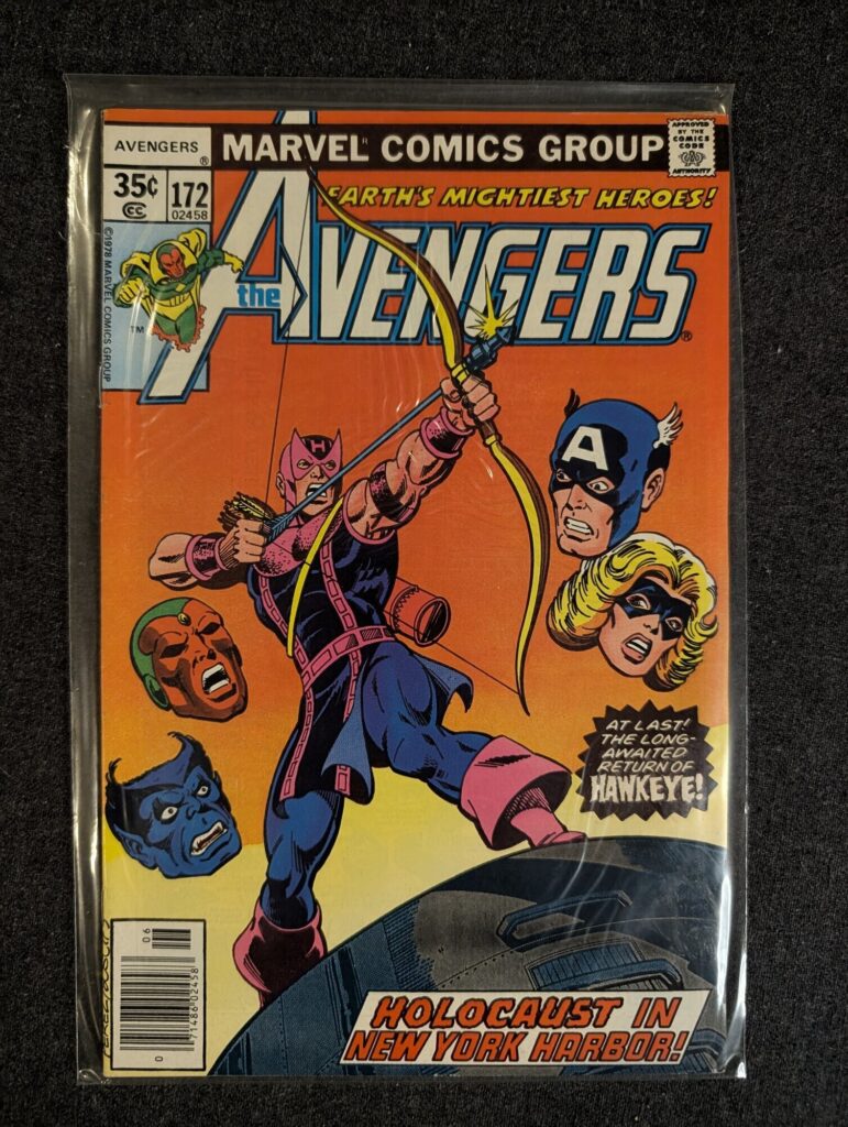 The Avengers #172 front cover
