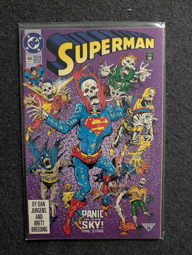 Superman #66 front cover
