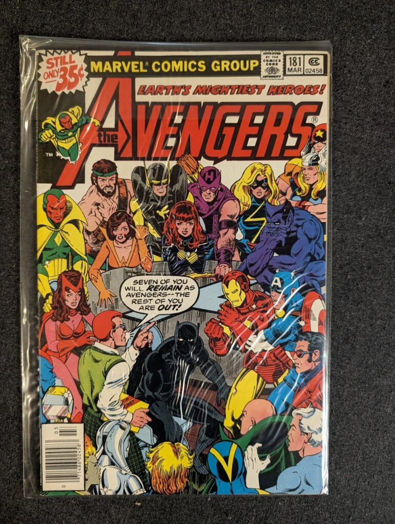 The Avengers #181 front cover