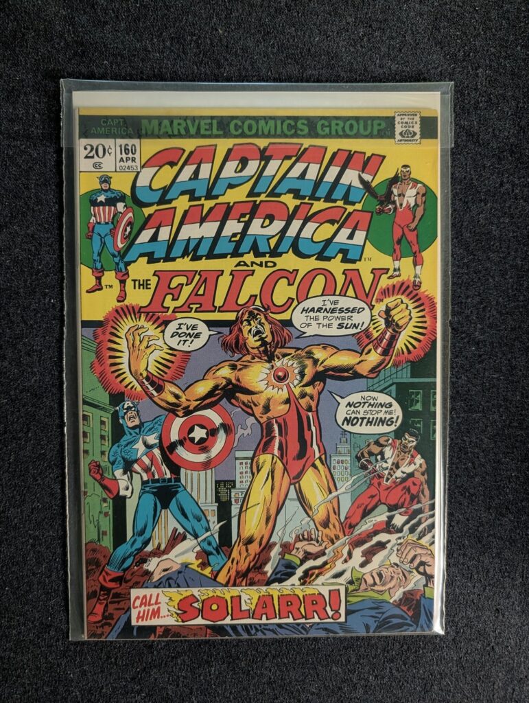 Captain America and the Falcon #160 front cover