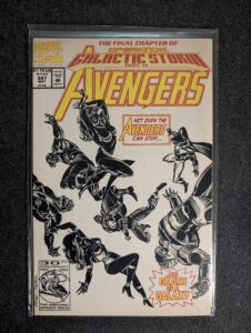 Avengers #347 front cover