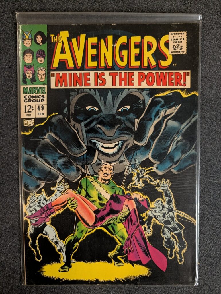 The Avengers #49 front cover