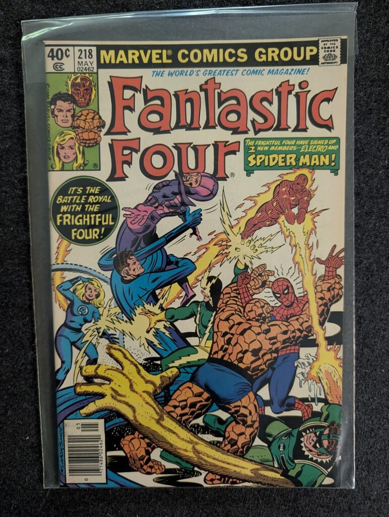 Fantastic Four #218 front cover