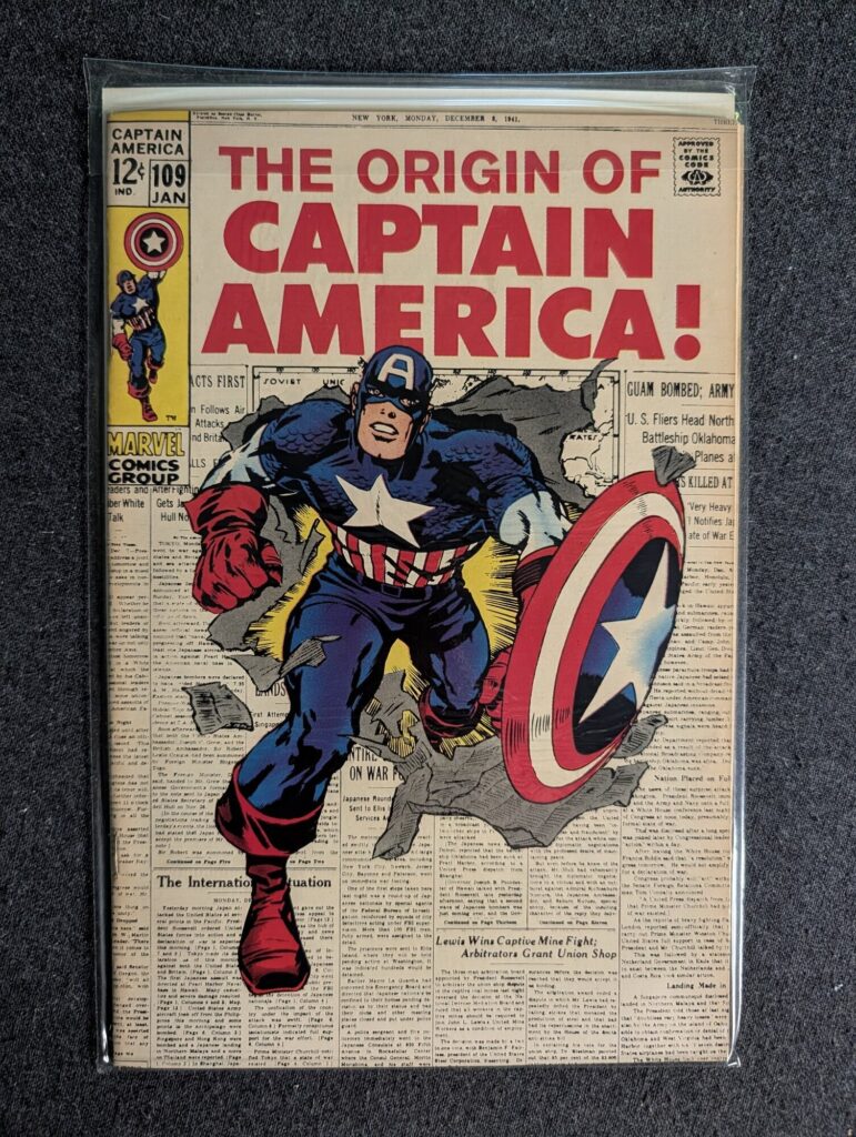 Captain America #109 front cover
