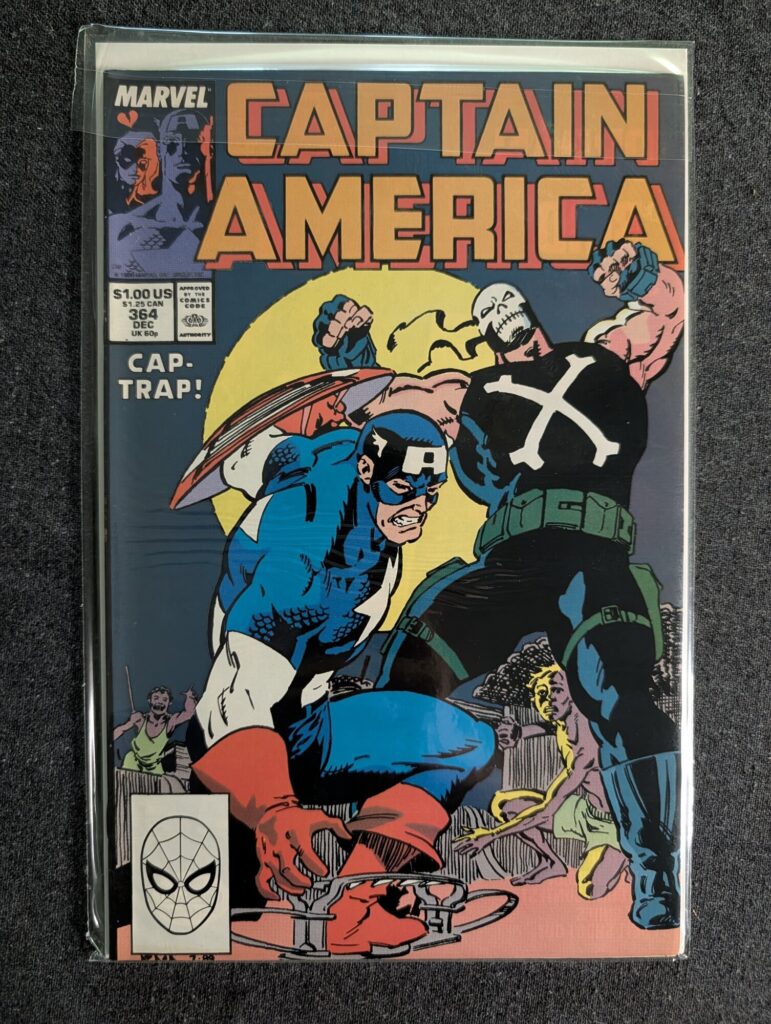 Captain America #364 front cover