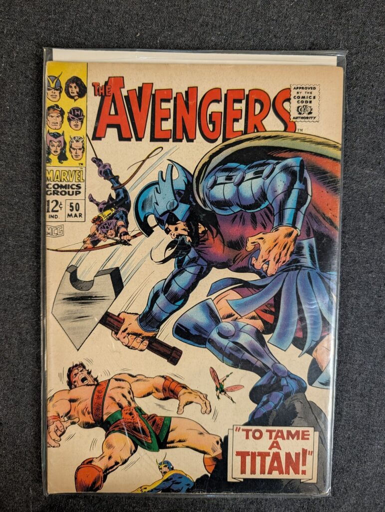 The Avengers #50 front cover