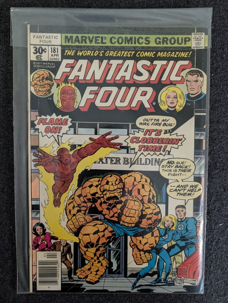 Fantastic Four #181 front cover