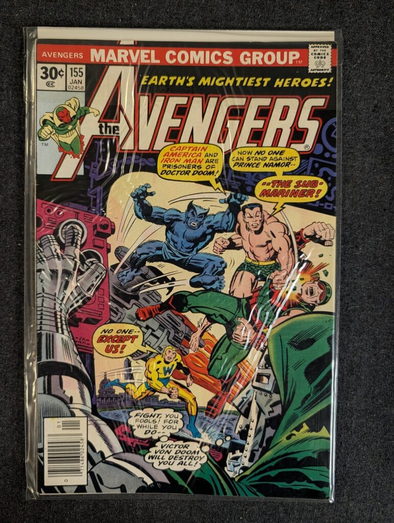 The Avengers #155 front cover