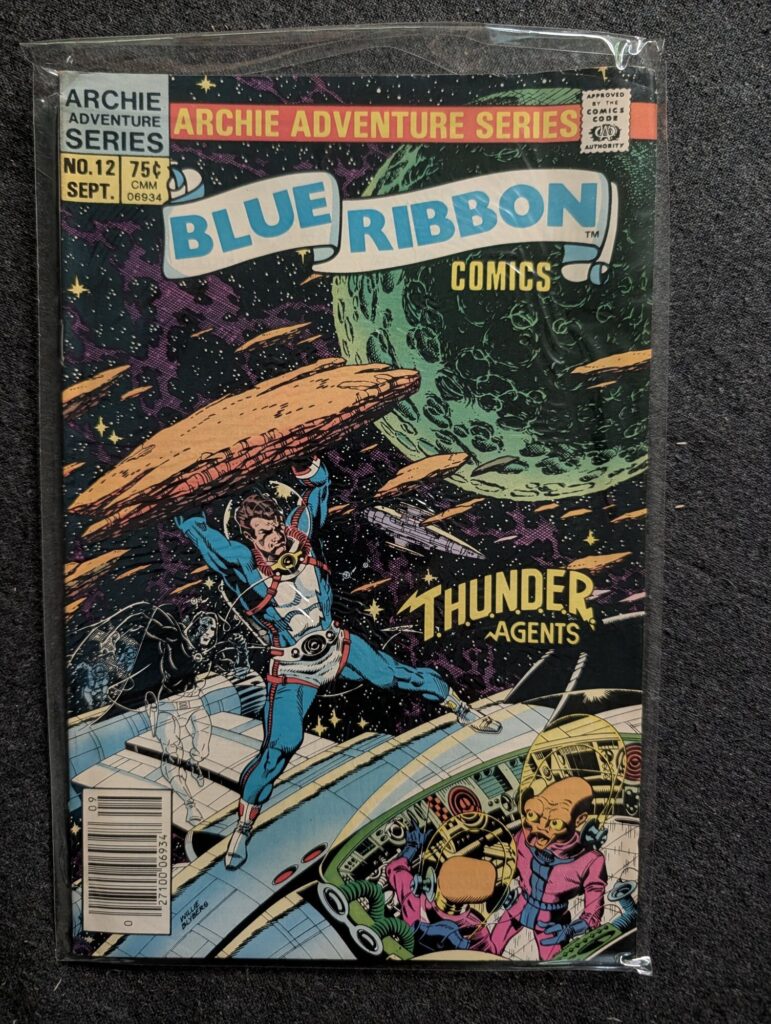 Blue Ribbon Comics #12 front cover