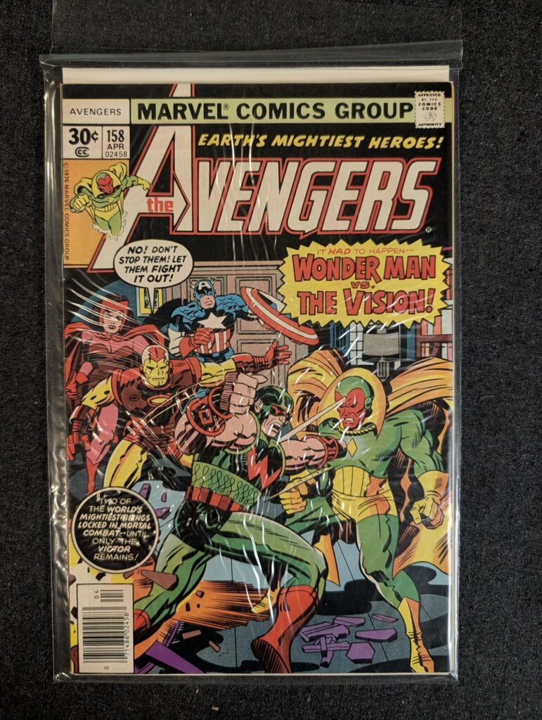 The Avengers #158 front cover