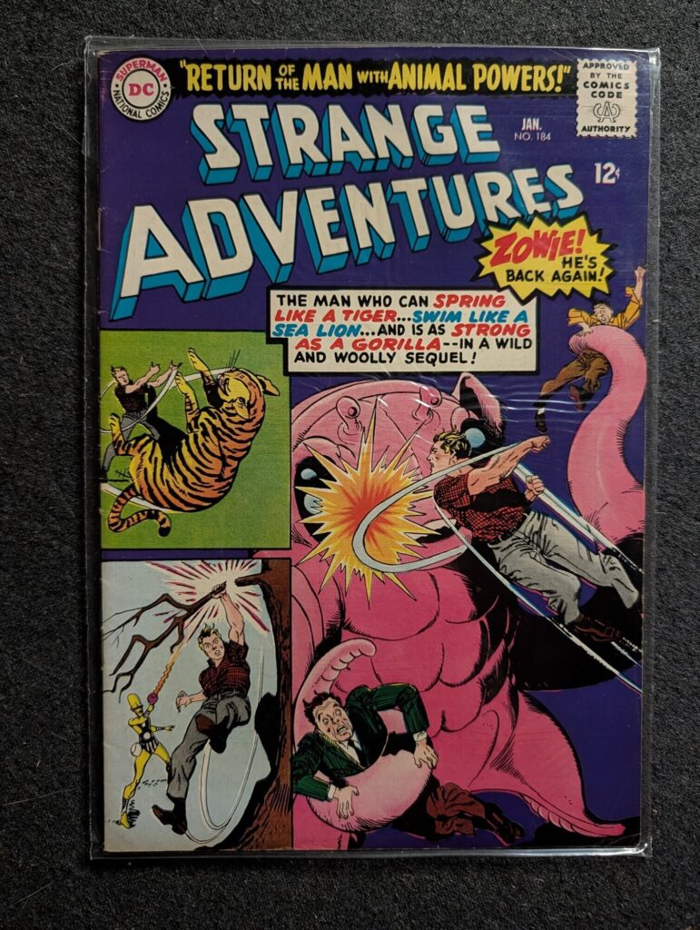 Strange Adventures #184 front cover