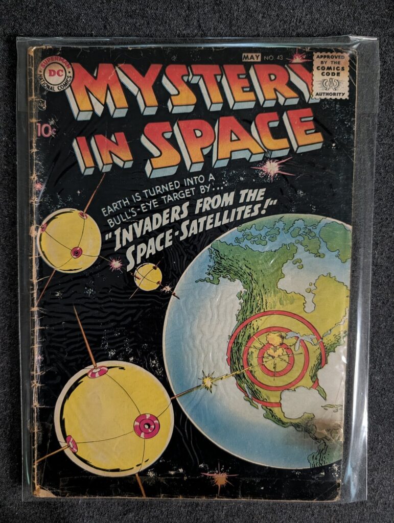 Mystery in Space #43 front cover
