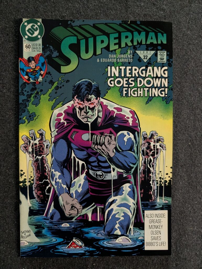 Superman #60 front cover