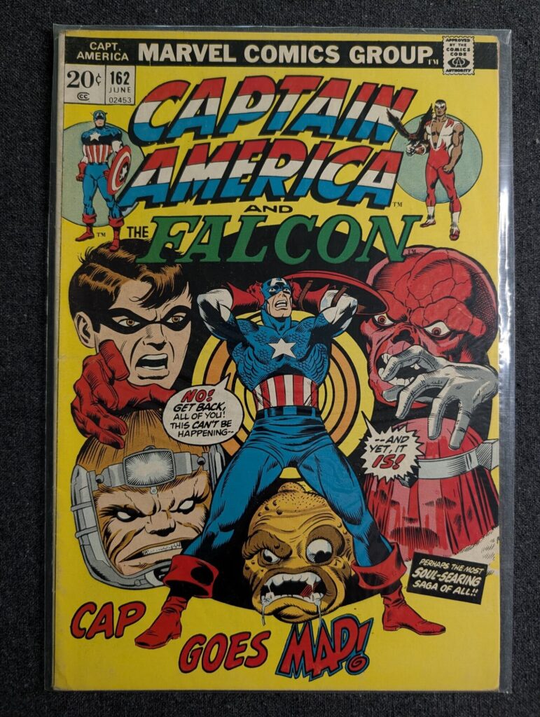 Captain America and the Falcon #162 front cover