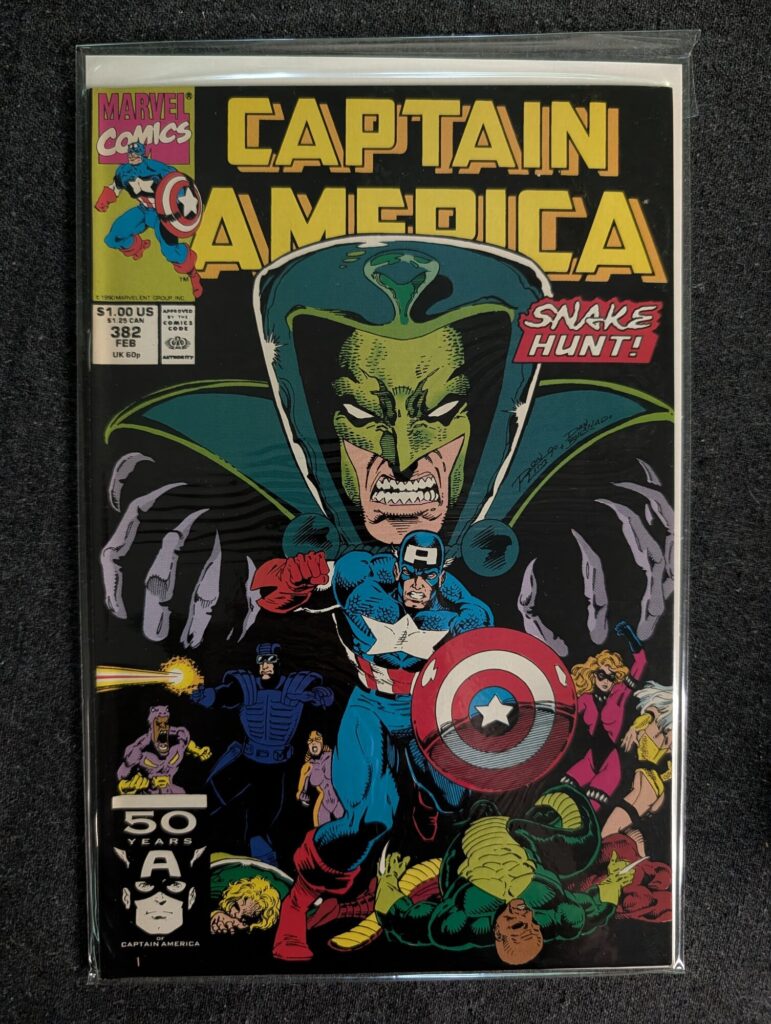 Captain America #382 front cover