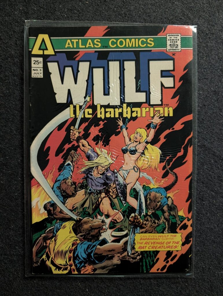 Wulf the Barbarian #3 front cover