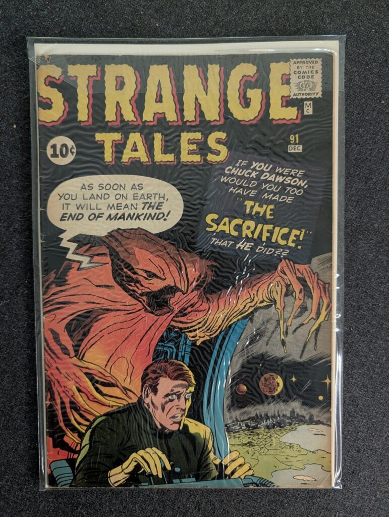 Strange Tales #91 front cover
