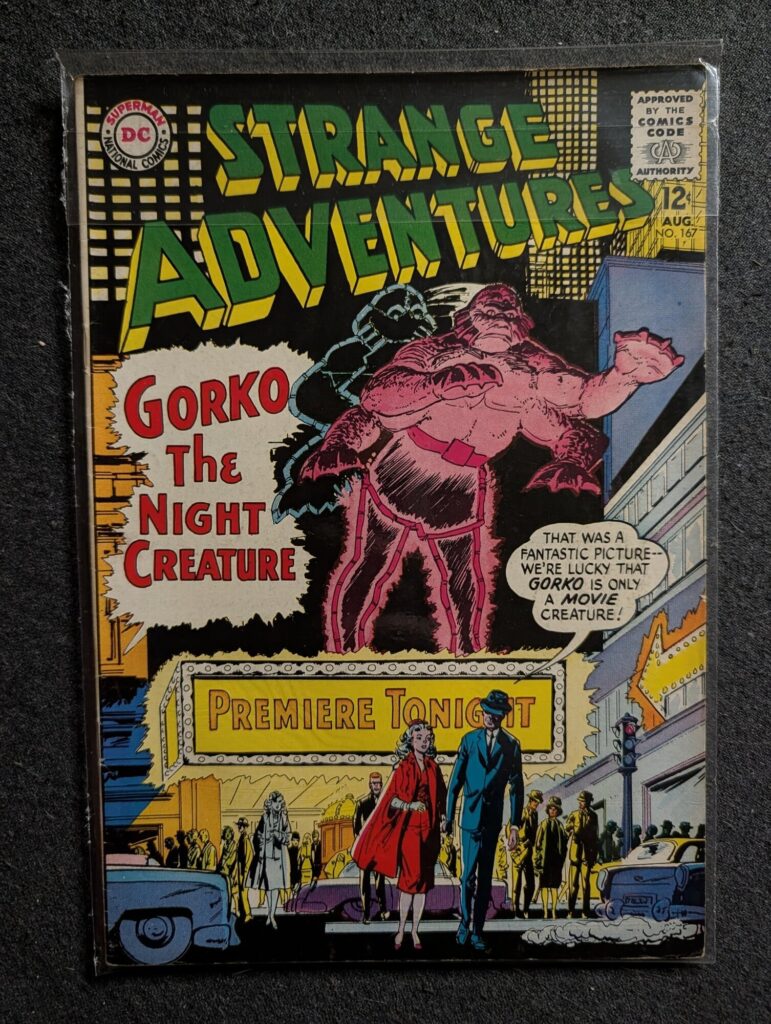 Strange Adventures #167 front cover