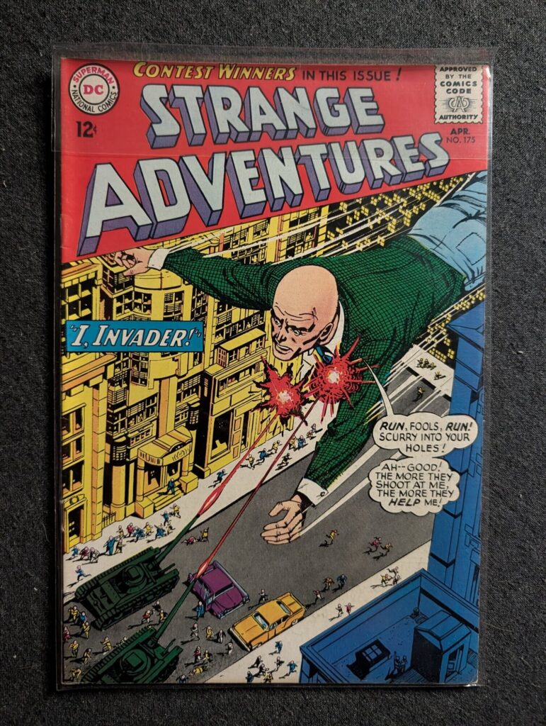 Strange Adventures #175 front cover