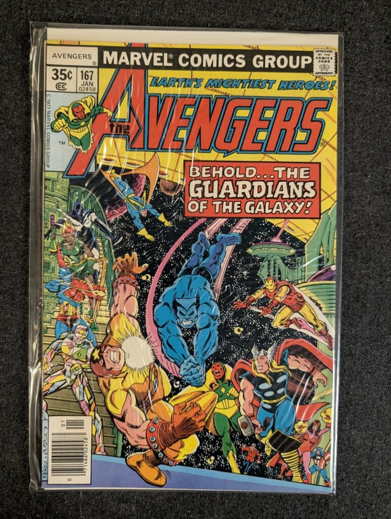 The Avengers #167 front cover