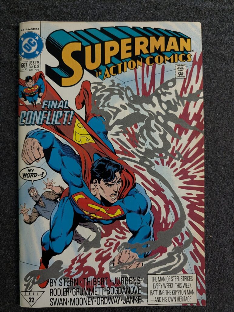 Action Comics #667 front cover