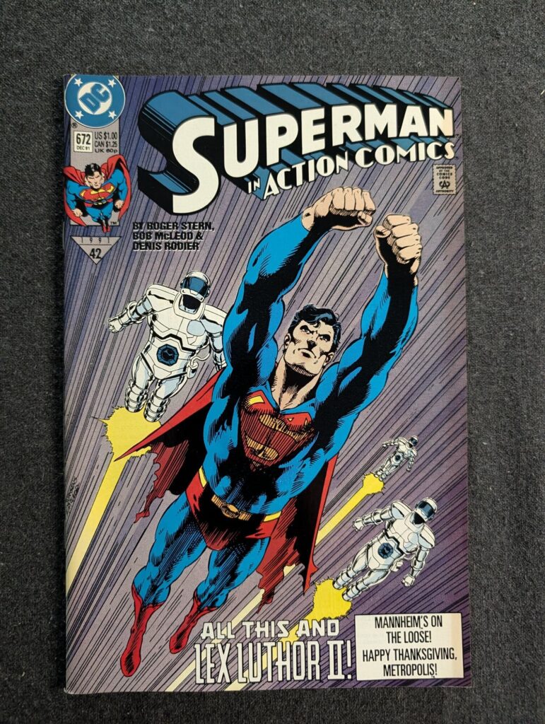 Action Comics #672 front cover