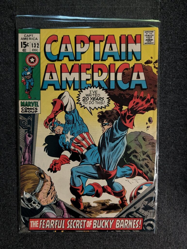 Captain America #132 front cover