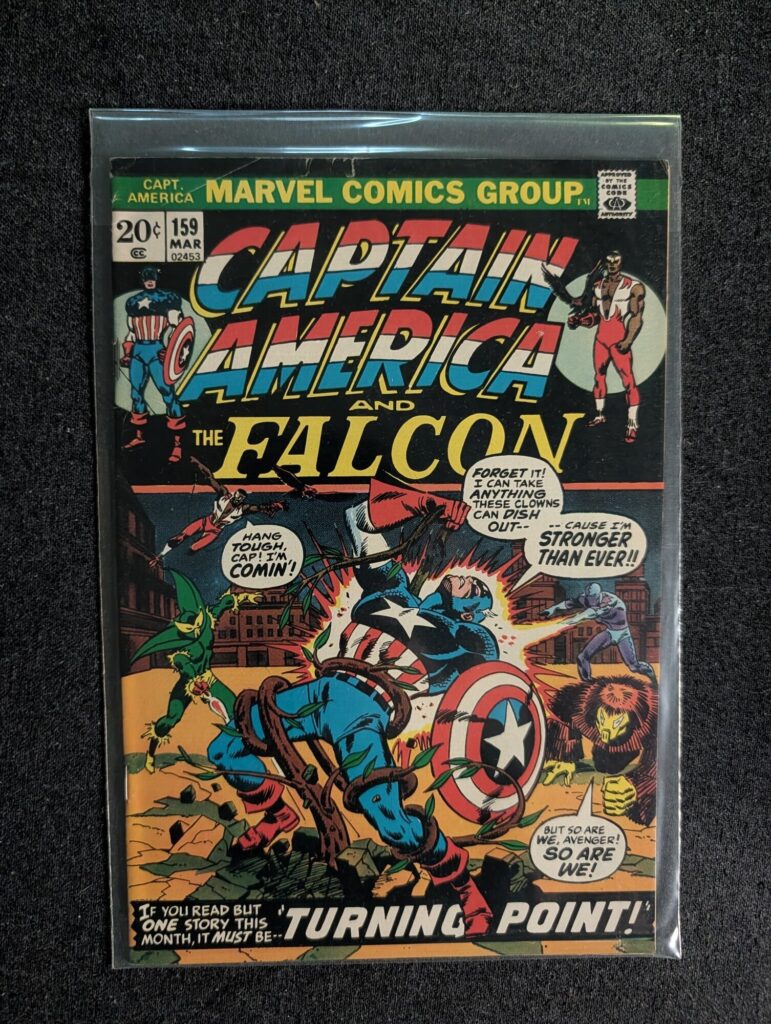 Captain America and the Falcon #159 front cover