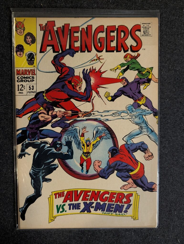 The Avengers #53 front cover