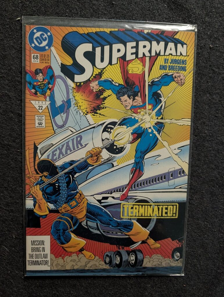 Superman #68 front cover