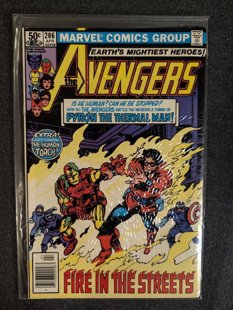 The Avengers #206 front cover