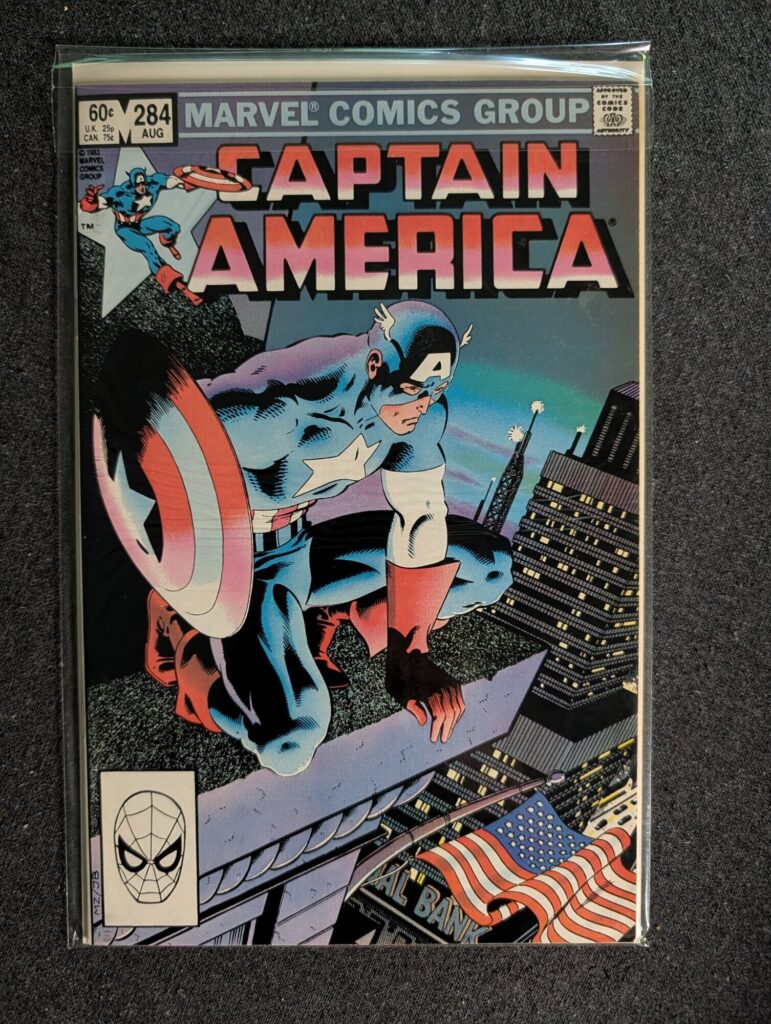 Captain America #284 front cover