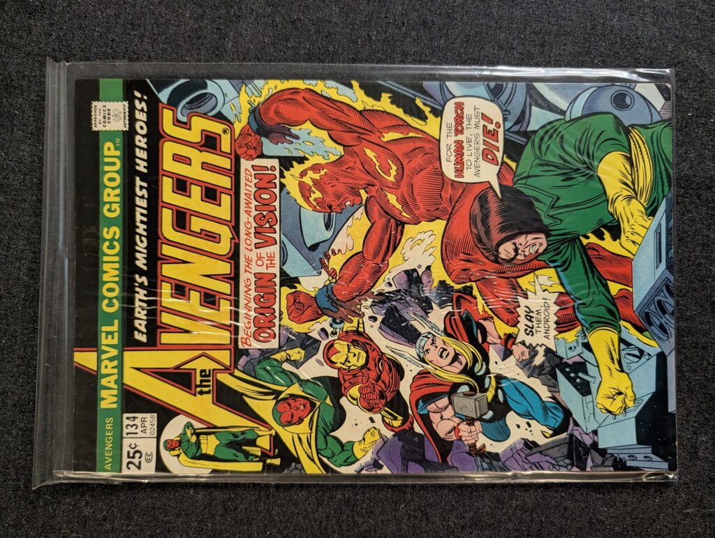 The Avengers #134 front cover